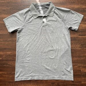 lululemon athletica Men’s Grey Metal Vent Tech Polo
